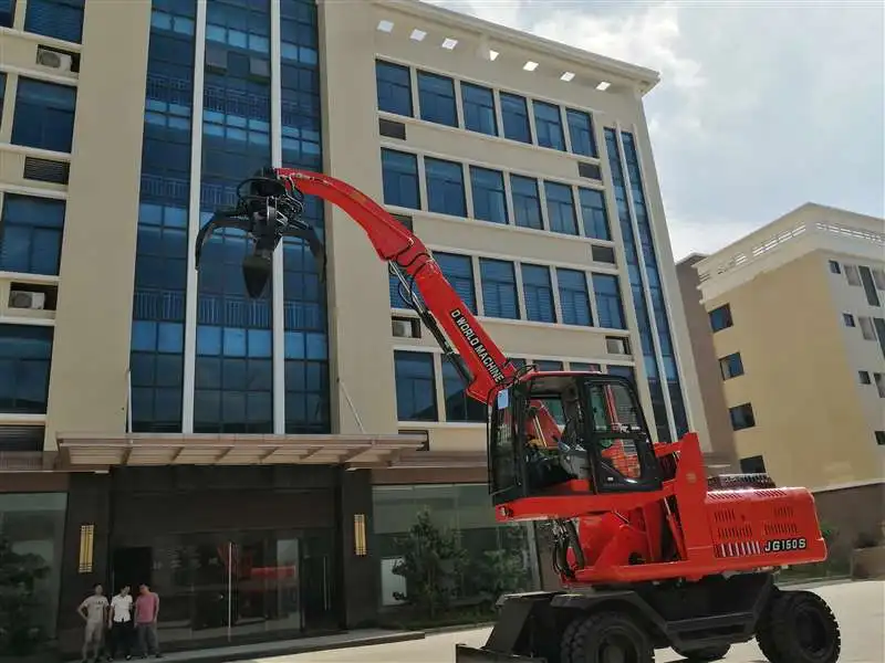 13 Ton Scrap Handling Excavator for Sale Wheel Excavator Engine Pakistan Malaysia Video Technical Support Indonesia Philippines