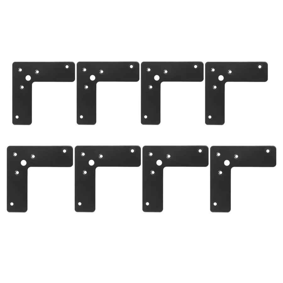 Custom Metal Picture Frame Hardware L-Shape Angle Bracket Flat Plate Fastener Corner Gasket Brace Joint Bracket for Picture