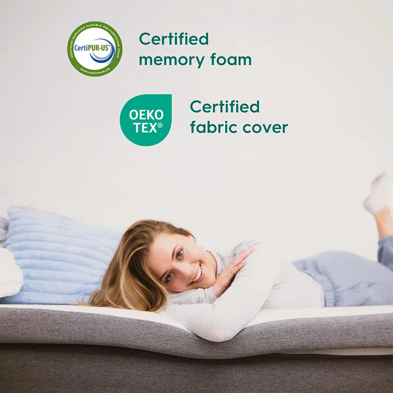 Washable cover removal process for foam mattress topper maintenance