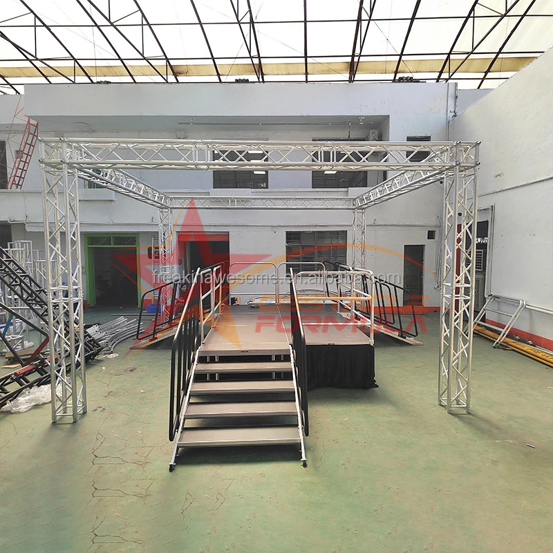 2024 Detachable Stage Aluminum Display Truss Stage Lighting Truss Stage ...