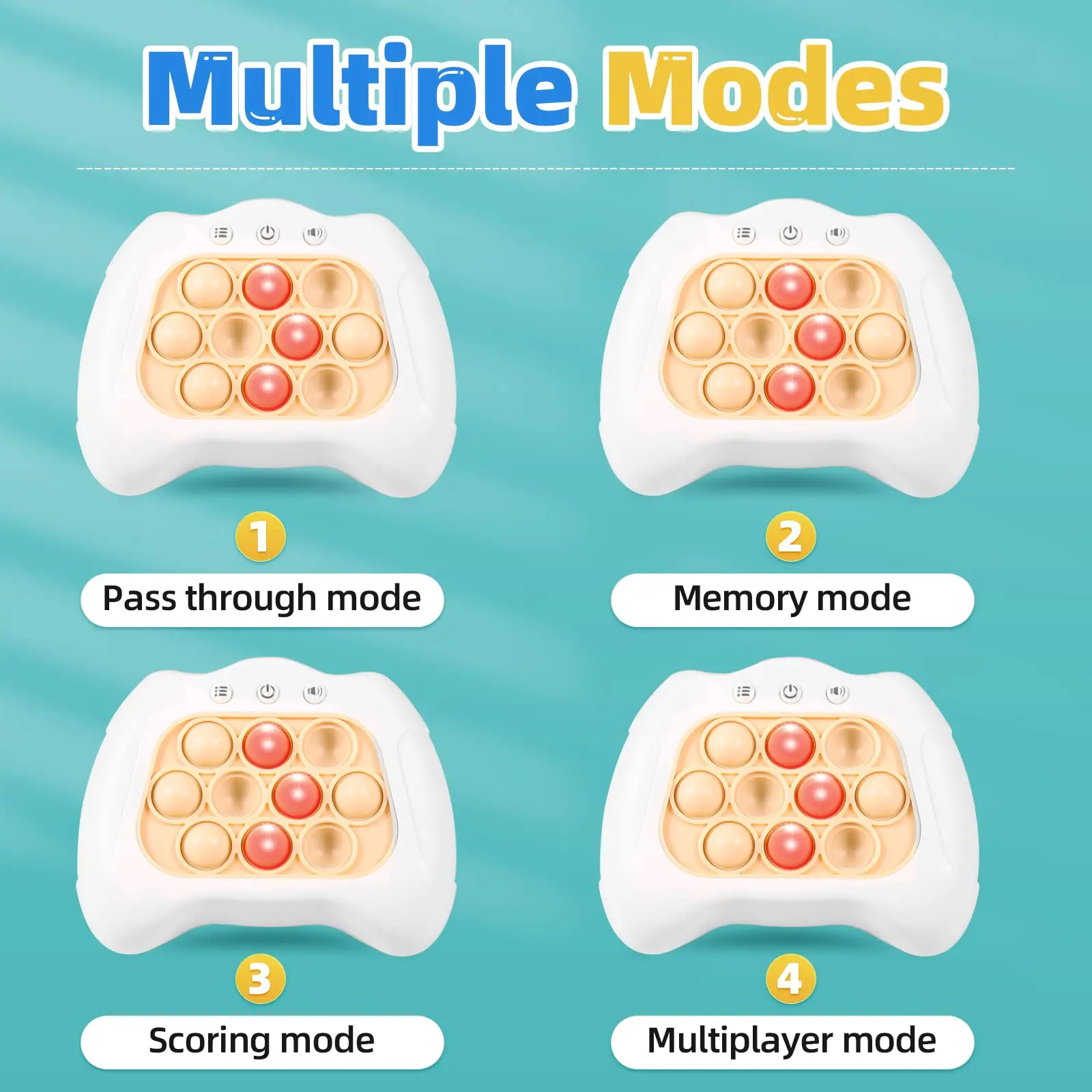 Hotselling Gift Electronic Educational Fidget Toy Memory Training Quick