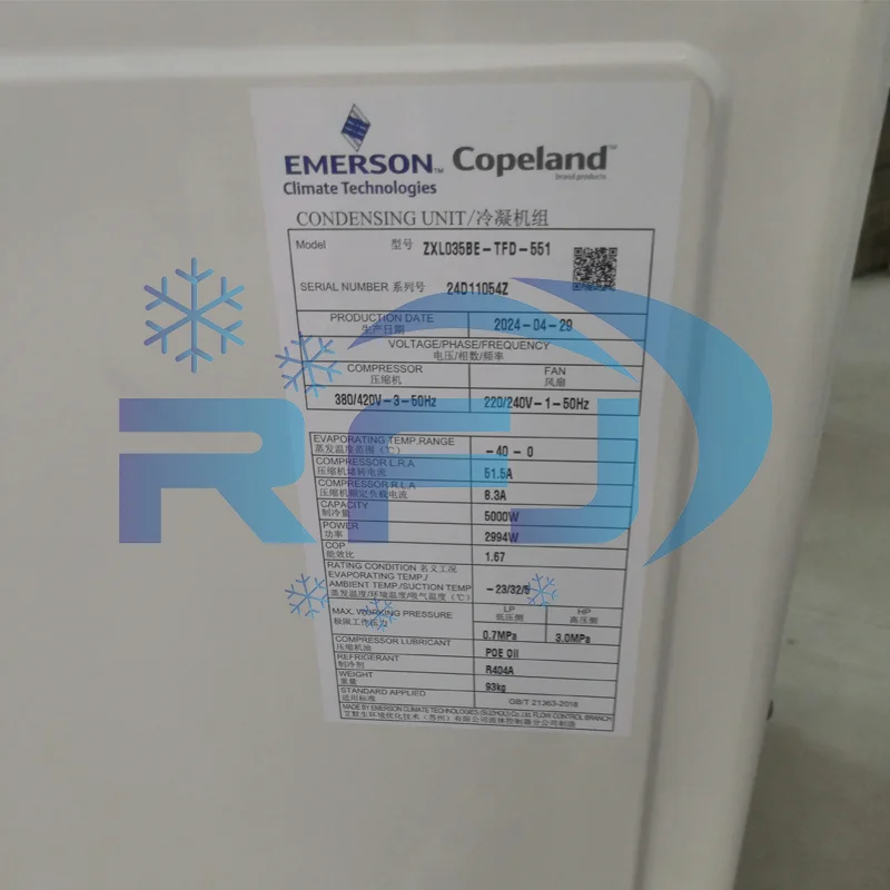 作例有りTD,T70,167MT,L35TW,TF500D,C-AF,EM Condensing unit ZXME025E-TFD - Elektronika S.A.