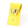 Yellow eyebrow clip 6-piece set