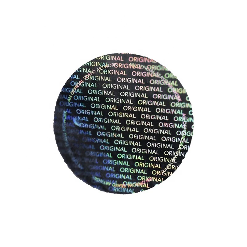 Sticker Printing Secure Security Label Genuine Hologram Id Void Sticker Overlays Silver Mini Qr Code Hologram Sticker
