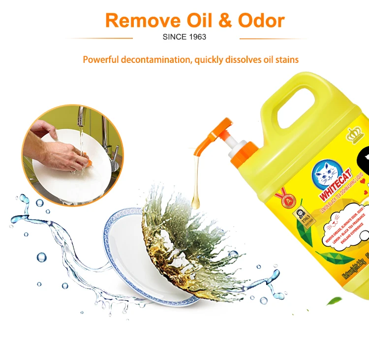 Brands Wholesale Dishwash Cleaning Detergent Soap Kitchen Neutral Concentrated Dishwashing Liquid With Lemon manufacture