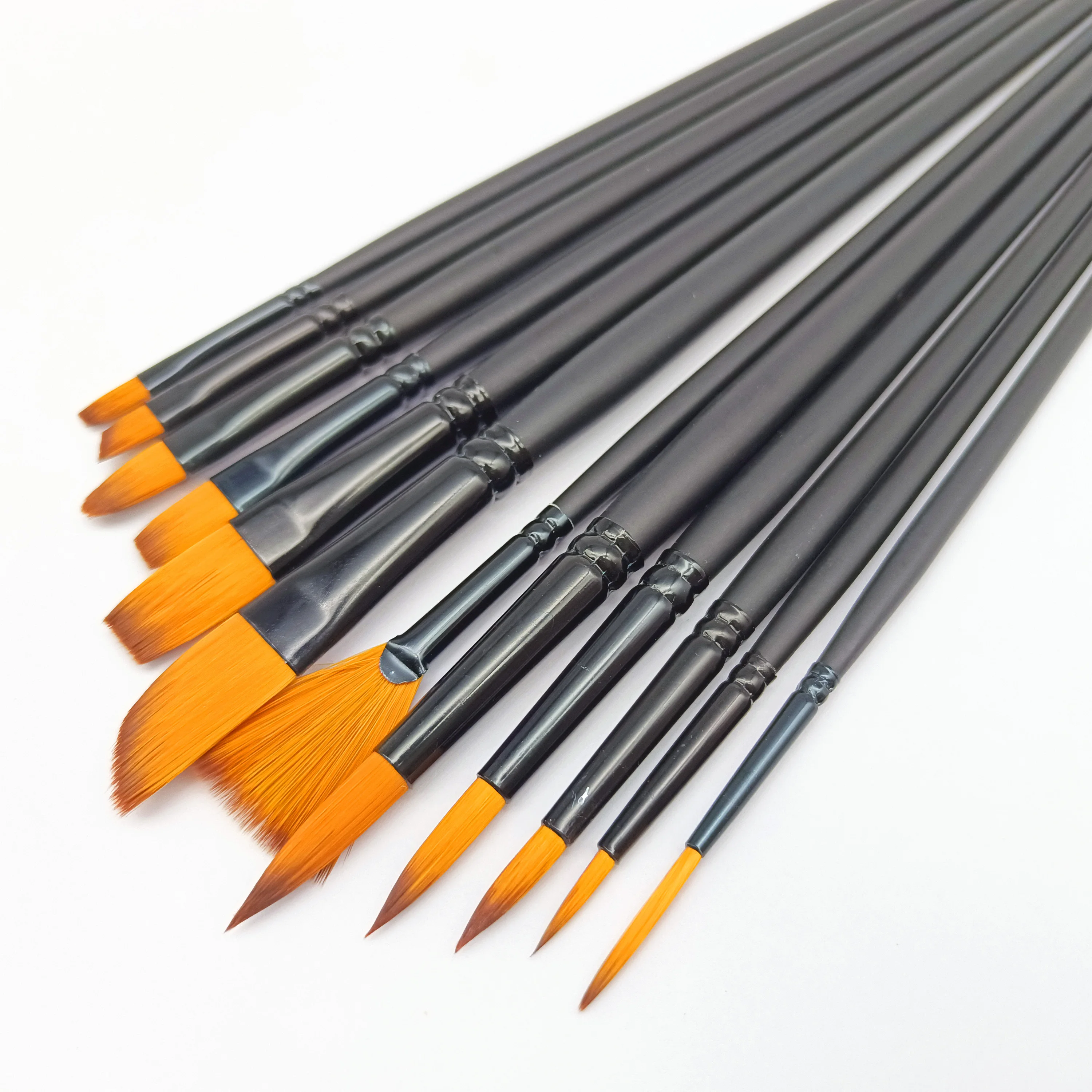 Set Di Pennelli Acquerello Da 24 Pezzi, Set Di Capelli In Nylon Sintetico, Manic