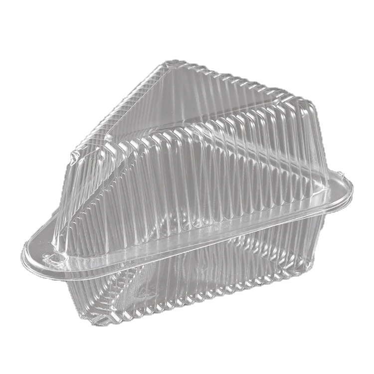Disposable Clear Cake Box Rectangle Cake Box,Clear Plastic Hinged Food