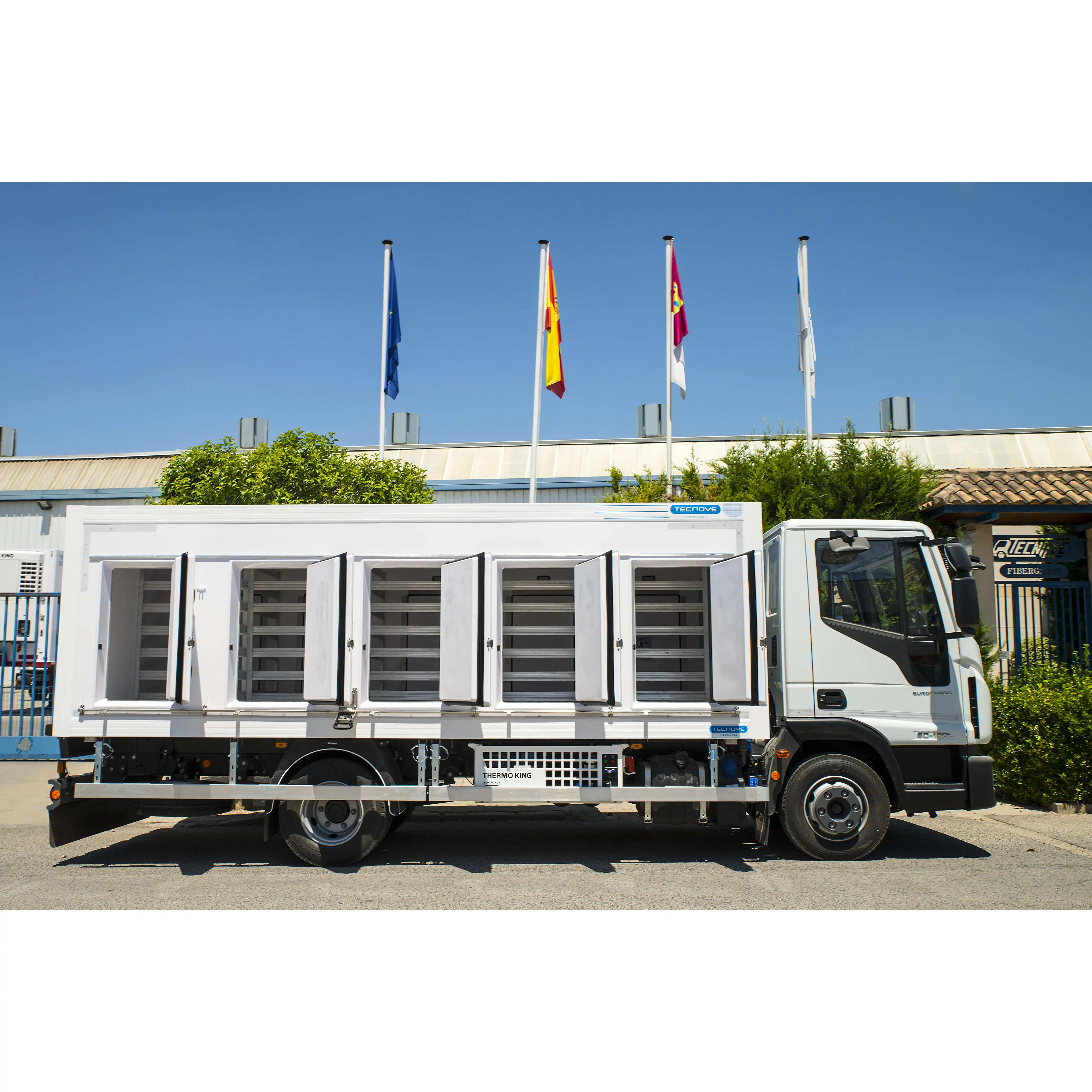 ATP RRC Approved Urban Transport Refrigerator Truck Access Both Sides ...
