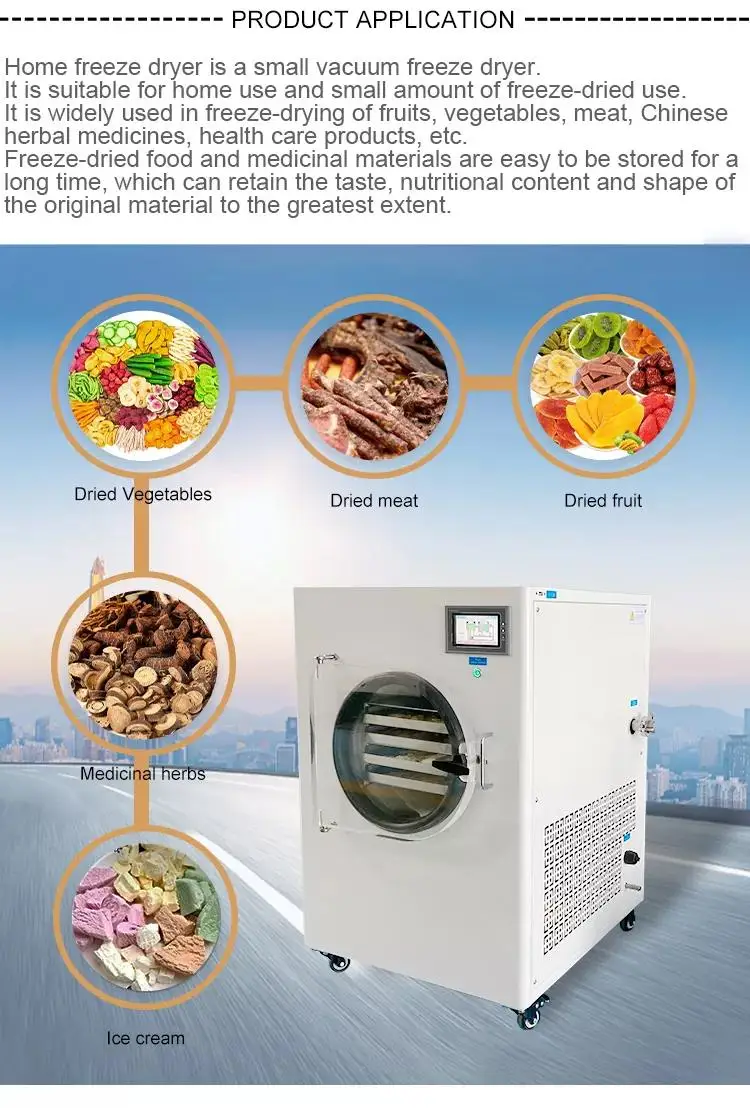 China Food Freeze Dryers Fruit Drying Machine Health Care Products