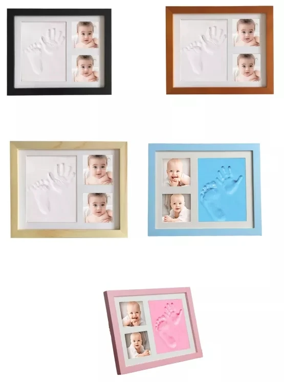 2022 Baby Handprint Footprint My First Year Handprint Baby Clay