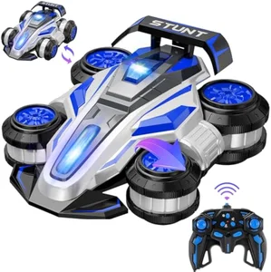 EPT 2.4GHz 4WD Remote Control Car 360 Degree Spin RC Car 2 in 1 Anti-Gravity RC Racer Wheelie Drift Stunt Car