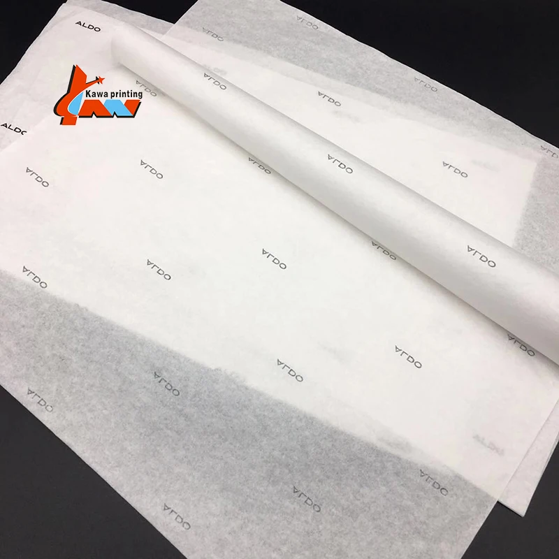 28gsm Custom Coloured Branded Names logo Tissue Paper Printed Wrapping Paper for Shoe Clothes
