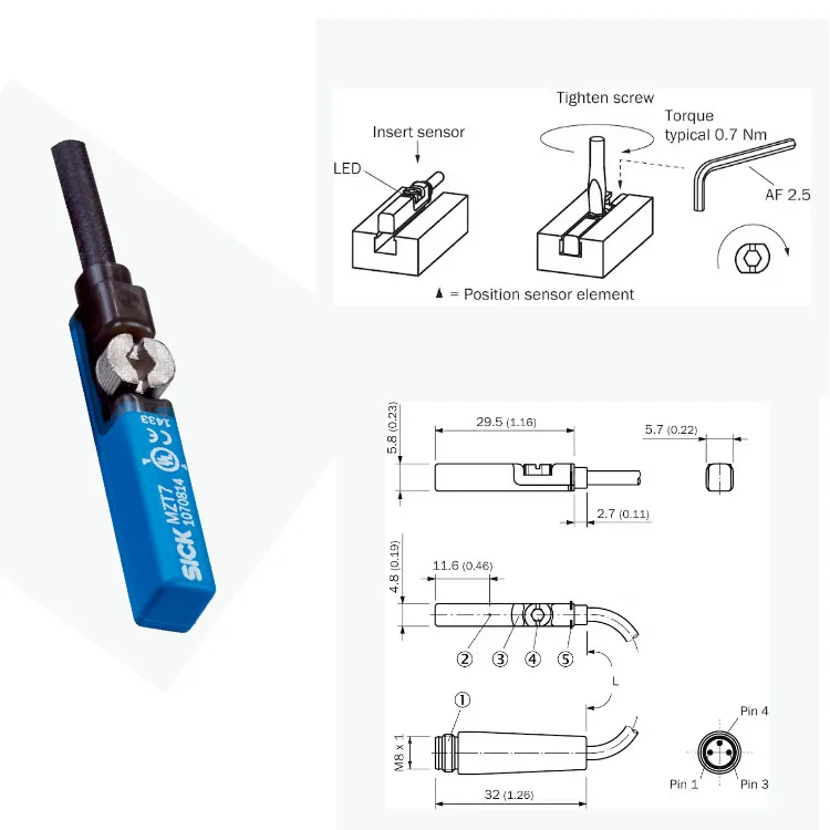 SICK Sensors for T-Slot Cylinders - High Switching Frequency
