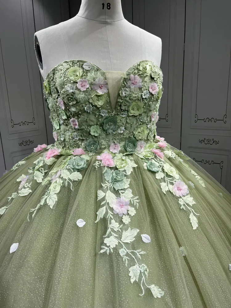 rachel green little black dress Sage Green Off Shoulder Beading Floral Appliqué Quinceanera Dress Sage Green / 14