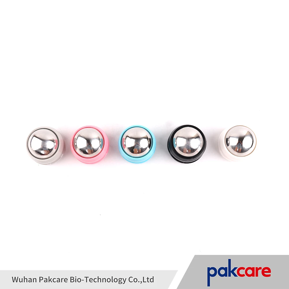 Шарик роликовый для холодного ледяного массажа лица из нержавеющей стали