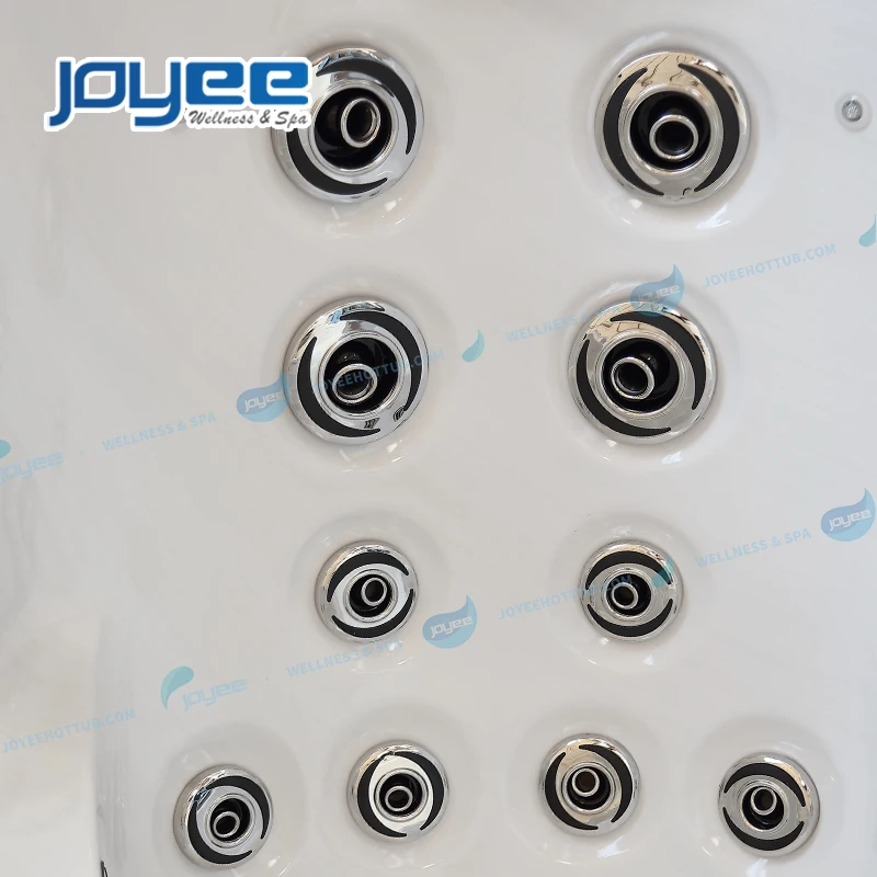 JOYEE China Above Ground Endless Swimspa Outdoor Swimming Pool Balboa Freestanding Hot Tub Swim Spa Pool Combo