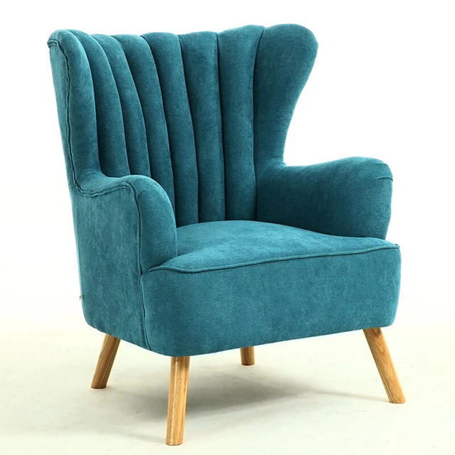 Velvet Chaise Accent Lounge Chairs Modern Living Accent Chair factory