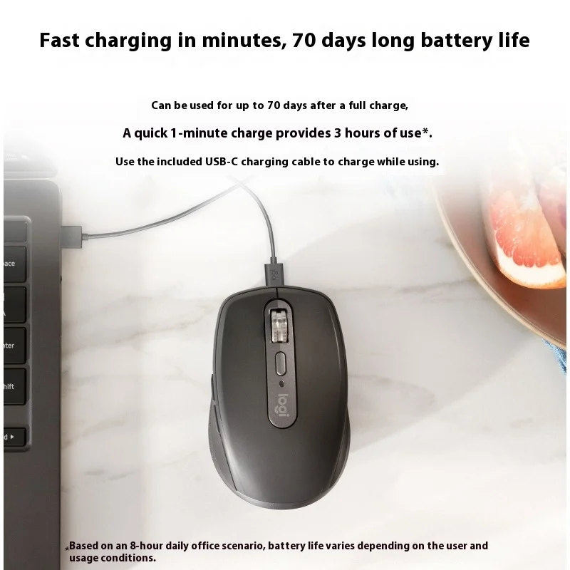 Logitech MX Anywhere 3S Wireless Mouse 8000DPI MagSpeed SmartShift Office Mice Gaming Mo aperçu 4