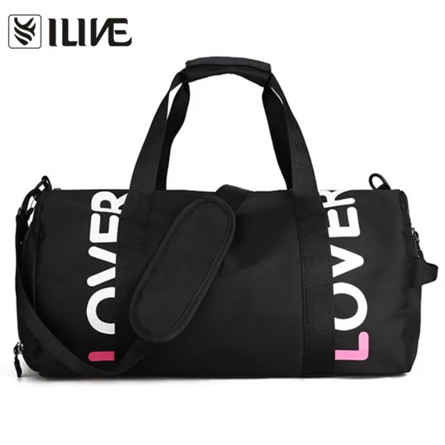 Индивидуальный логотип с отделением для обуви, женская спортивная сумка, женская маленькая спортивная сумка Oem