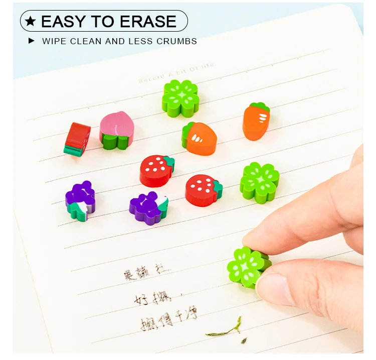 Iigen Fruit And Vegetable Cartoon Eraser Children's Fun Carrot 3d ...