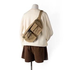 Factory Direct Sale Nylon Waterproof Shoulder Fanny Pack Sport Crossbody Outdoor Chest Bag Sling Bags