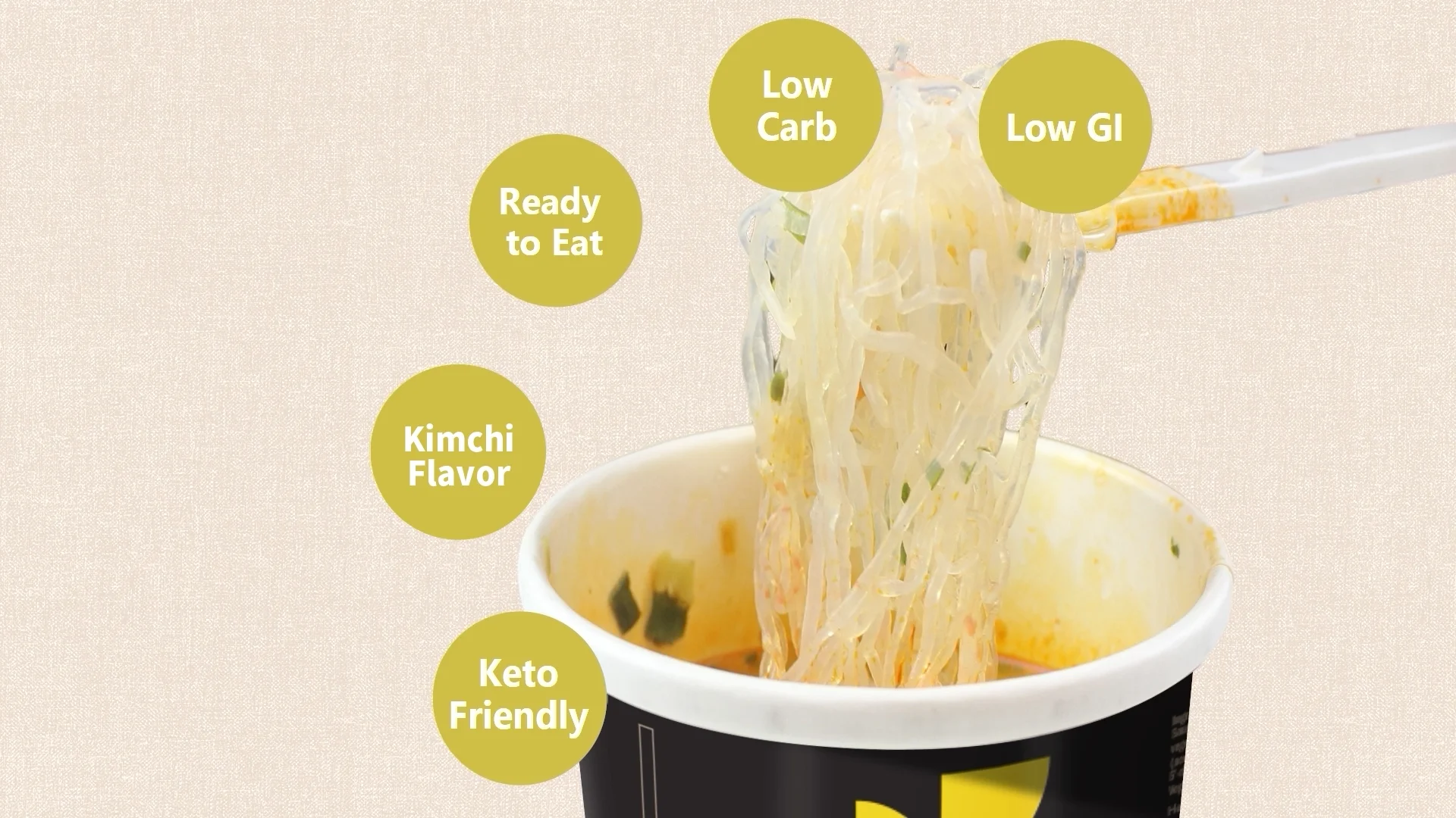 Kimchi Flavor Food Instant Keto Friendly Suitability Diabetes Shirataki