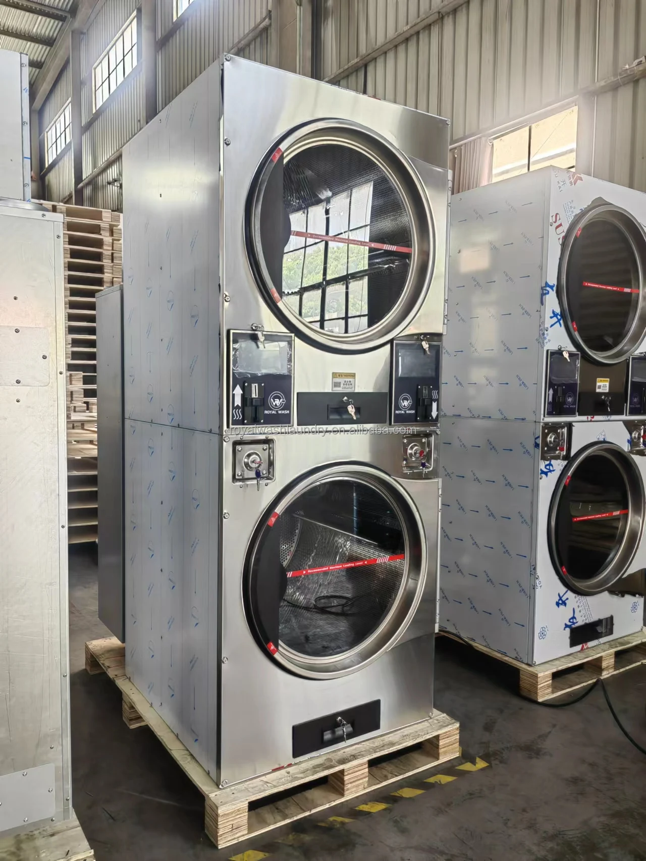 세탁기기 코인/카드 작동식 스택 빨래 건조기 세탁실 셀프 서비스| Alibaba.com