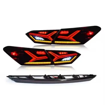 YBJ car accessories SE/LE/XSE/XLE/TRD 2018 2019 2020 2021 2022 for Camry XV70 Sequential Turn Signal RGB LED Taillight Assembly