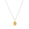 White oil dripping cat + steel color chain