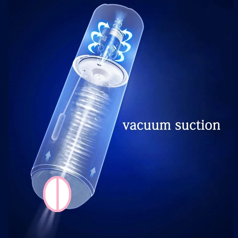 Intelligent Suction Male Masturbator Moaning Interactive Heating Sex Machine Artificial Vagina Hands Free Masturbation Cup