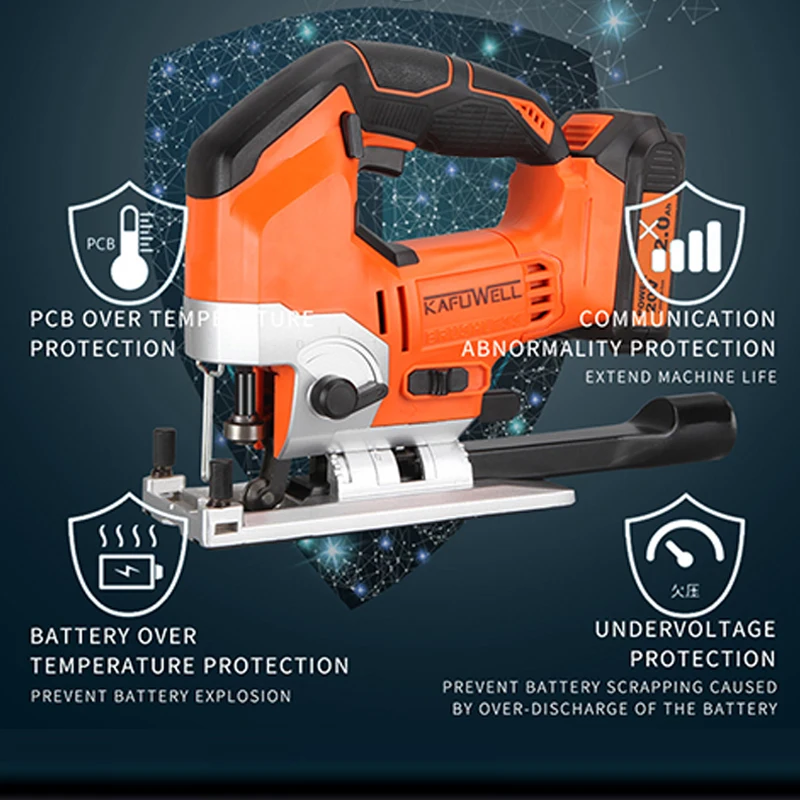 KAFUWELL PA4512H универсальный аккумулятор Лучшая цена профессиональная горячая Распродажа беспроводная джиг-пила для улучшения дома