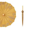 16 bone straight rod umbrella big tree yellow