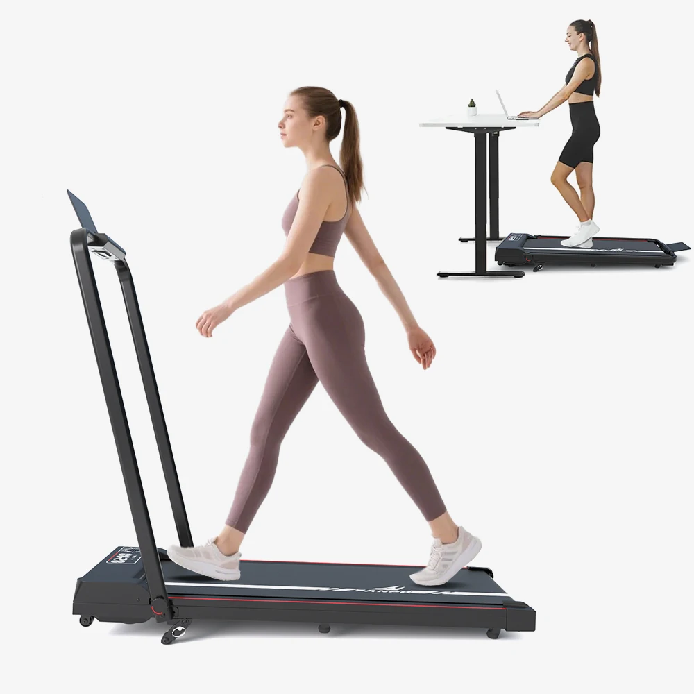 Portable Foldable Motorized Treadmill for Home Use 120kg Max User