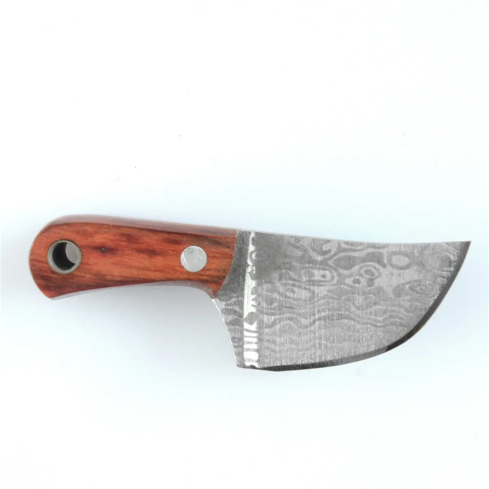 Razor Sharp Holidays Gift Iron Box Cutting Knives Self Defence Keychain Mini Fruit Small Kitchen Knife With Sheath