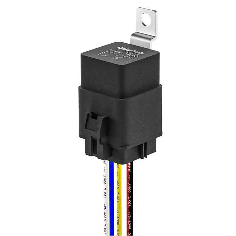thumbnail image 2 of Waterproof 12V 40A Heavy Duty 14AWG SPDT 5 Pin Auto Relay 2 of 13