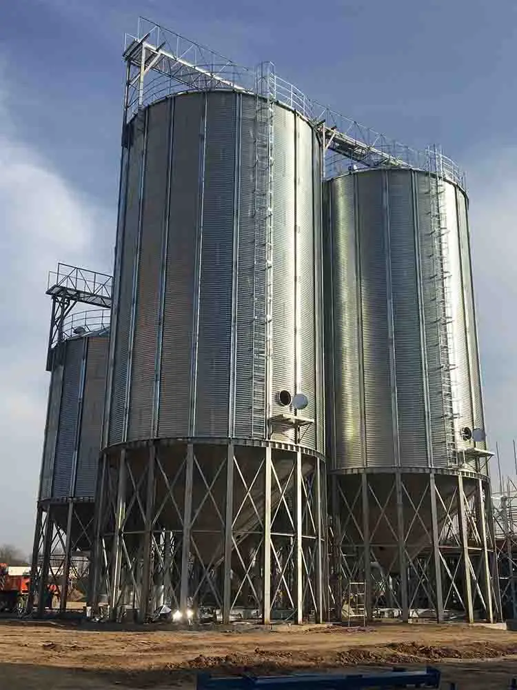 Galvanized Steel Grain Storage Hopper Bottom Silo - China Silos, Grain  Storage Silo
