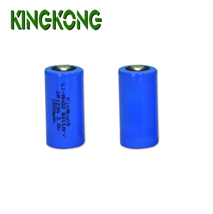 Kingkong CR123A Variants 3V 900mAh to 1700mAh LiMnO2 Lithium Ion Battery Pack"