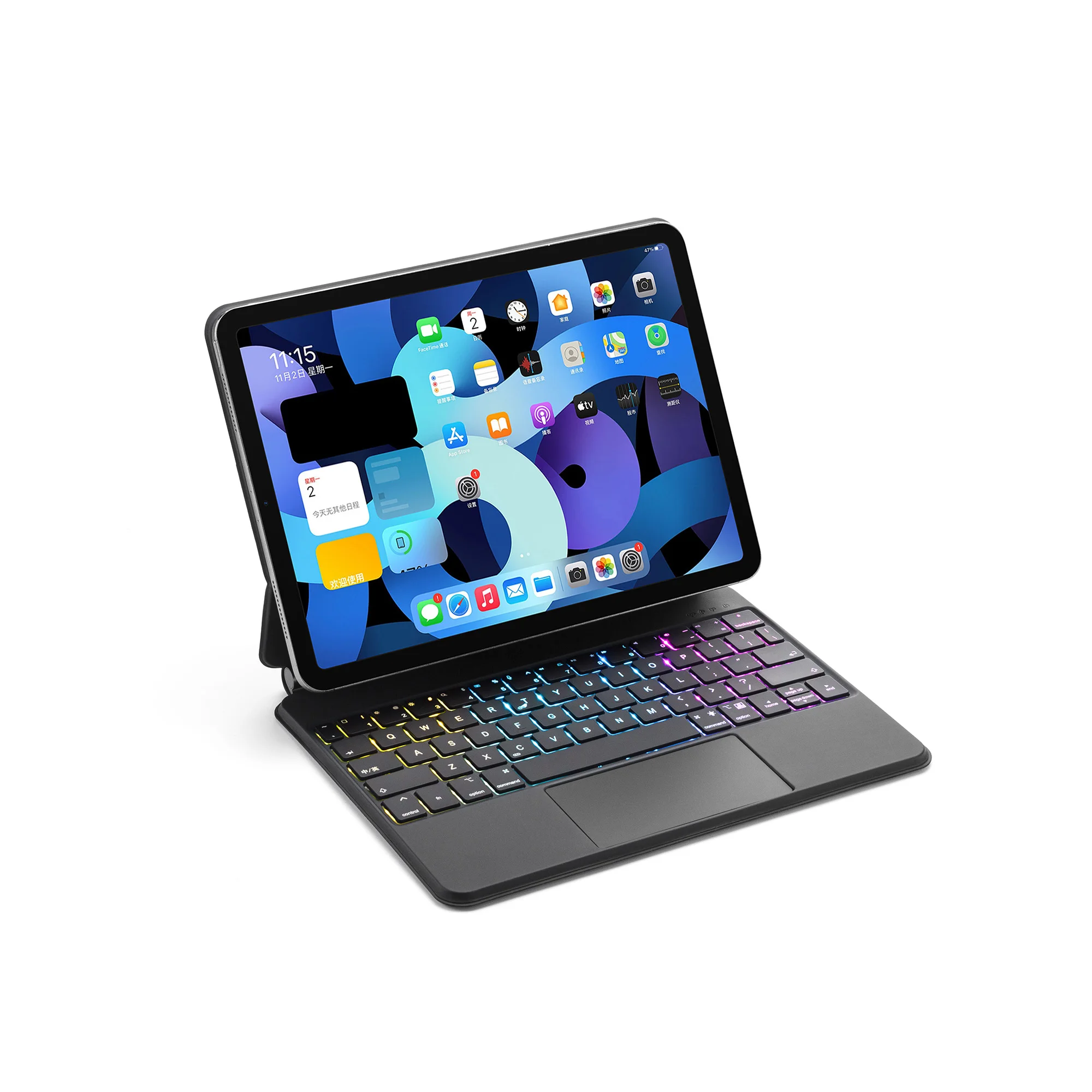 Tablet Wireless Backlight Magic Keyboard Case for Ipad Pro Air 4 5 10.9 11 12.9 Inch Slim Magnetic Cover With Touchpad Trackpad