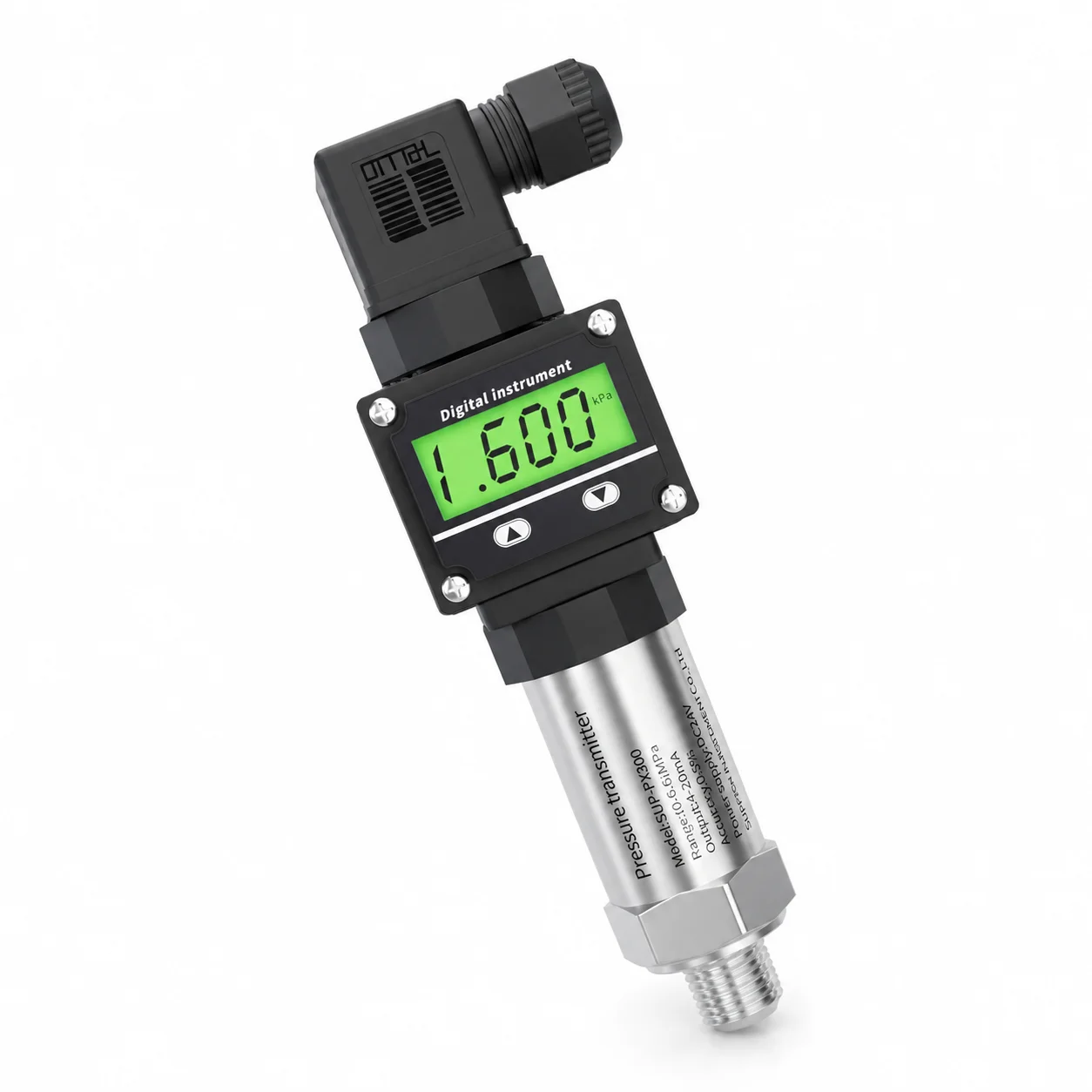 SUP-PX300 Digital Pressure Transmitter with Display 4-20mA RS485 Modbus for Water Air Gas and Hydraulic Systems