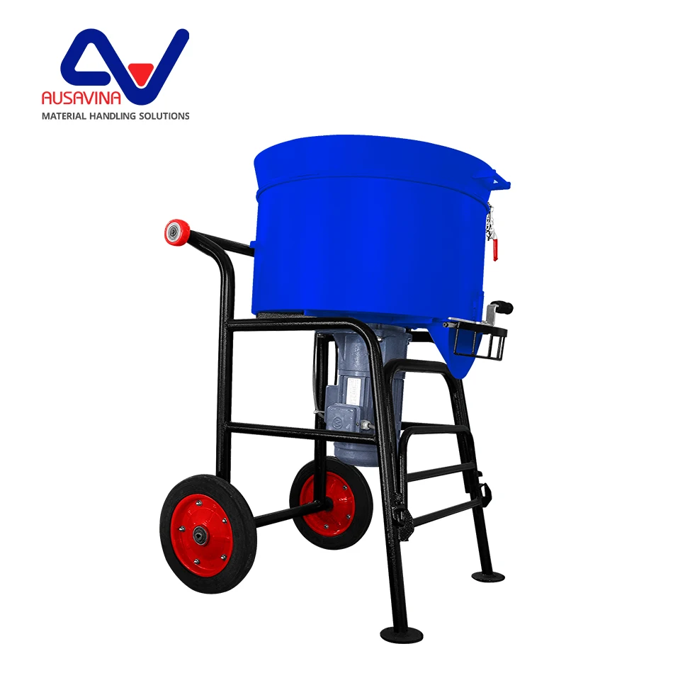 AUSAVINA Portable Concrete Mixers with 2HP Motor for Sand Cement Stone Mixer Is an Small Electrical_concrete_mixer