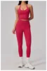 Set leggings reggiseno U rosso