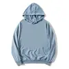Sweat à capuche bleu brume.