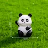 colorful Little Panda No. 12 raised its hand