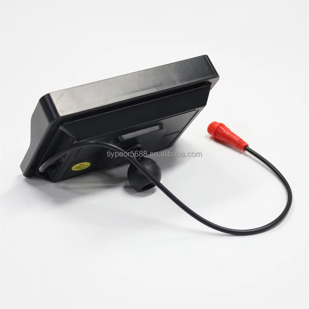 product tiypeor 5 inch motorcycle carplay android auto navigation monitor ips screen portable waterproof display aux bluetooth sd card-5