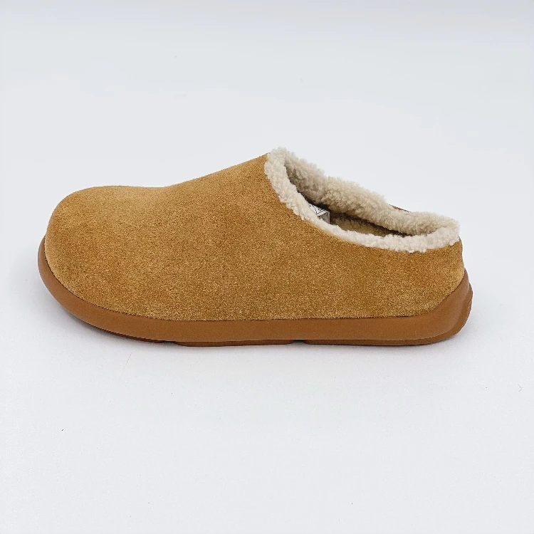 Suede Ladies Cotton Mule Slippers Ladies Cotton Mule Slippers