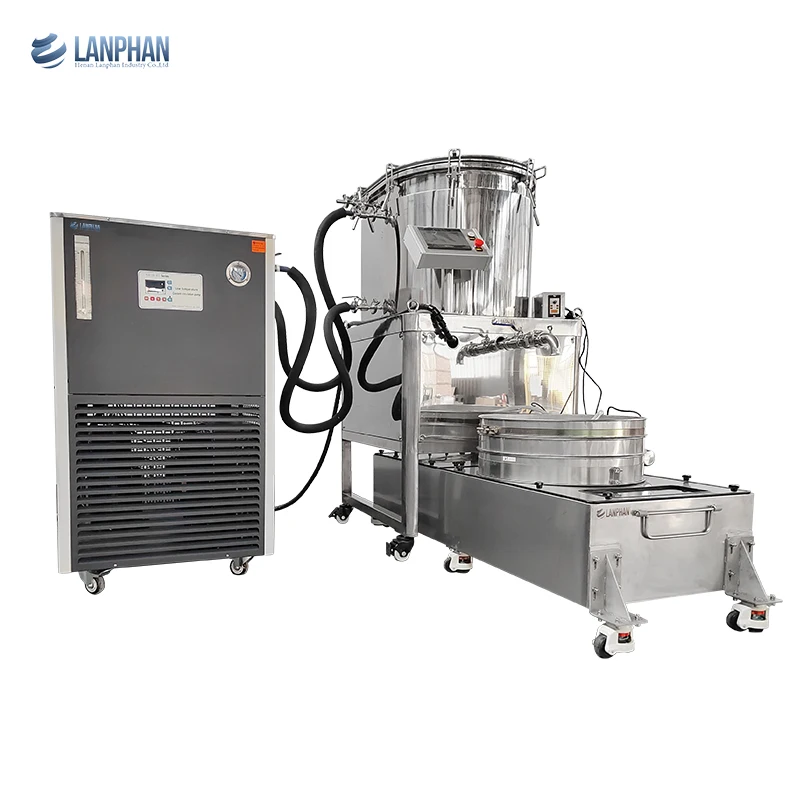 LANPHAN 75Gallon Cold Water Washing Separator Machine for Leaf Extraction Separation Equipment