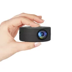 YT200 Mini Mobile Projector Home Use Palm Size Remote Projector Android System Wire Screen Mirroring Portable Projector