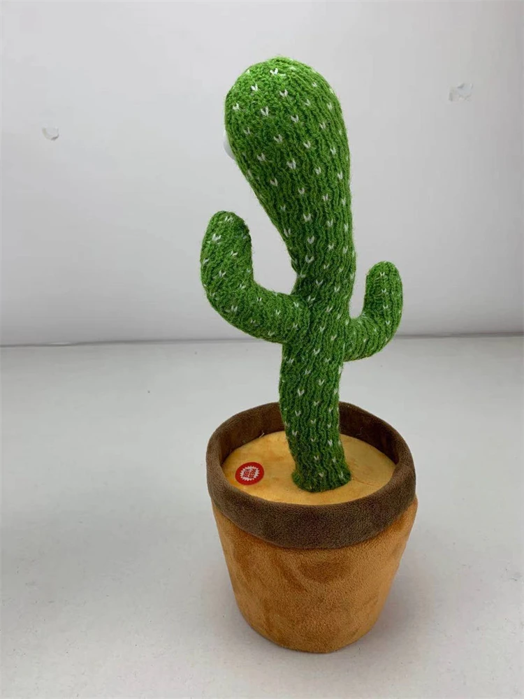 Talking Singing Dancing Cactus Recording Plush Toy