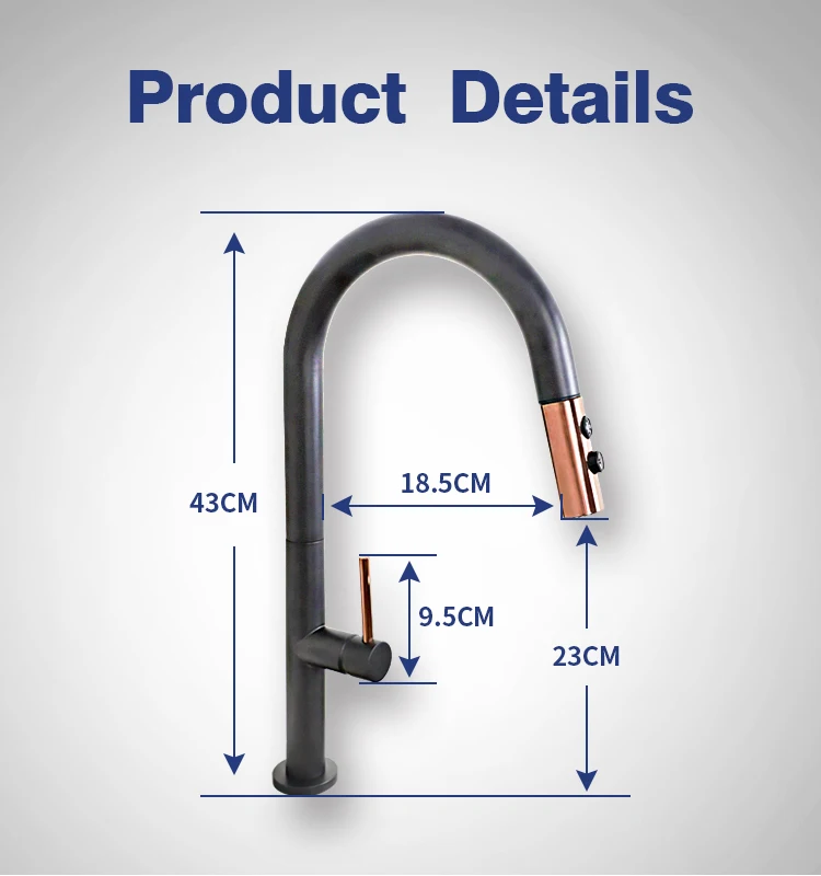 2021 Chinese kitchen faucets stainless steel matte black kitchen faucet with pull out spout