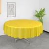 Yellow round 213cm